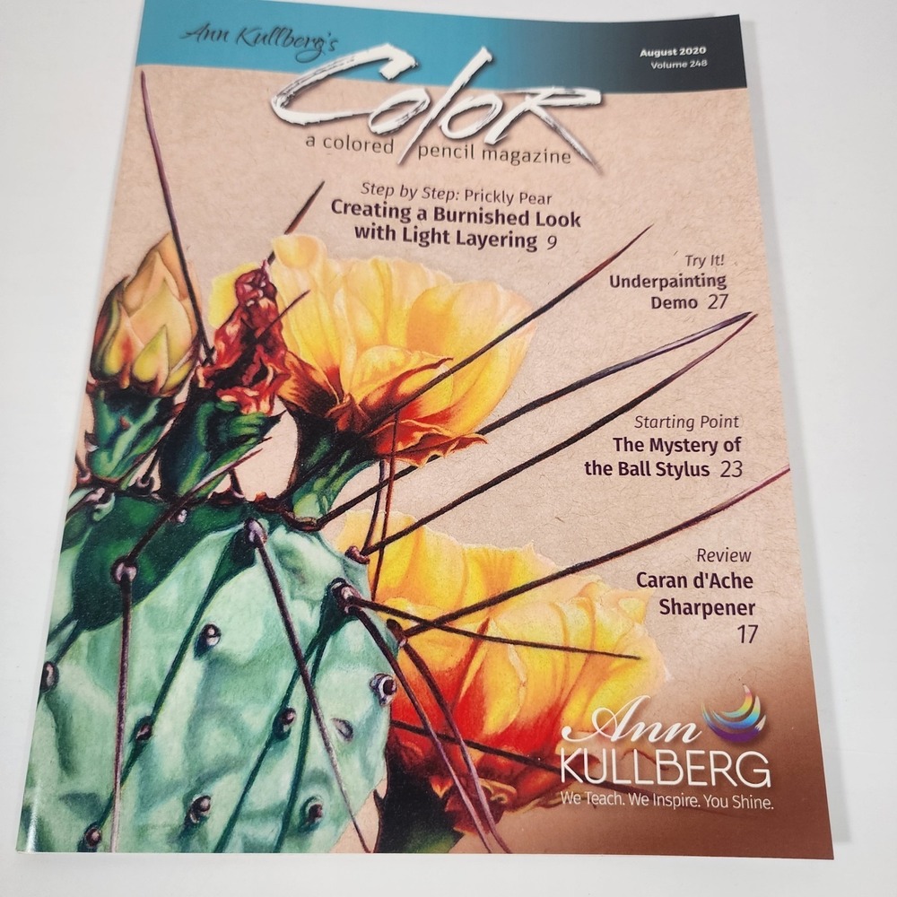 Color Magazine August 2020 By Ann‎ Kullberg Colored Pencil Art